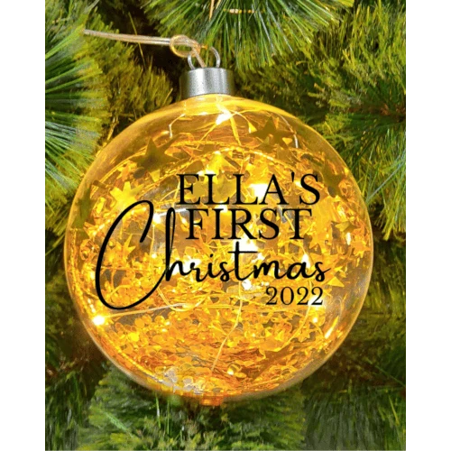 Creative Glams - Personalised Bauble - Christmas 2022