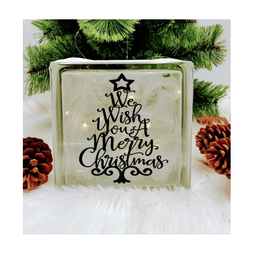 Creative Glams - Glass Block - Christmas 2022